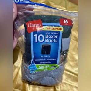 Hanes Boys' Boxer Briefs Pack - Green, Gray, Black, Camouflage